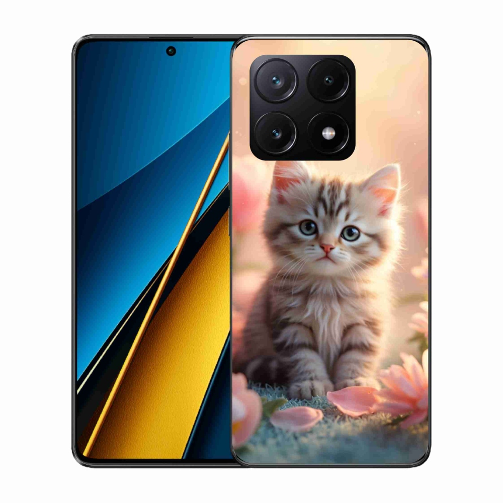 Gelový kryt mmCase na Xiaomi Poco X6 Pro 5G - roztomilé kotě 8