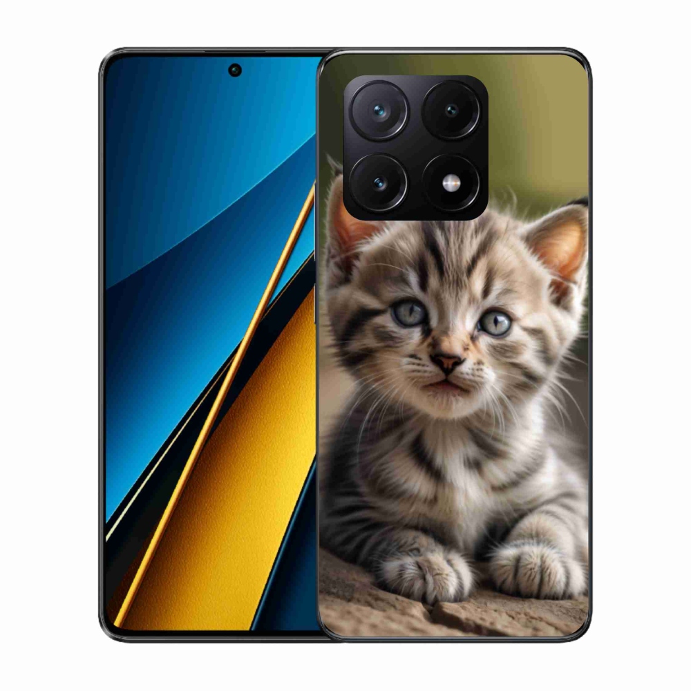 Gelový kryt mmCase na Xiaomi Poco X6 Pro 5G - roztomilé kotě 9