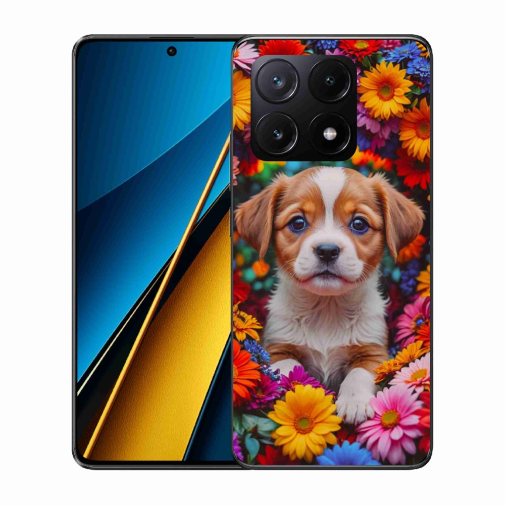 Gelový kryt mmCase na Xiaomi Poco X6 Pro 5G - roztomilé štěně
