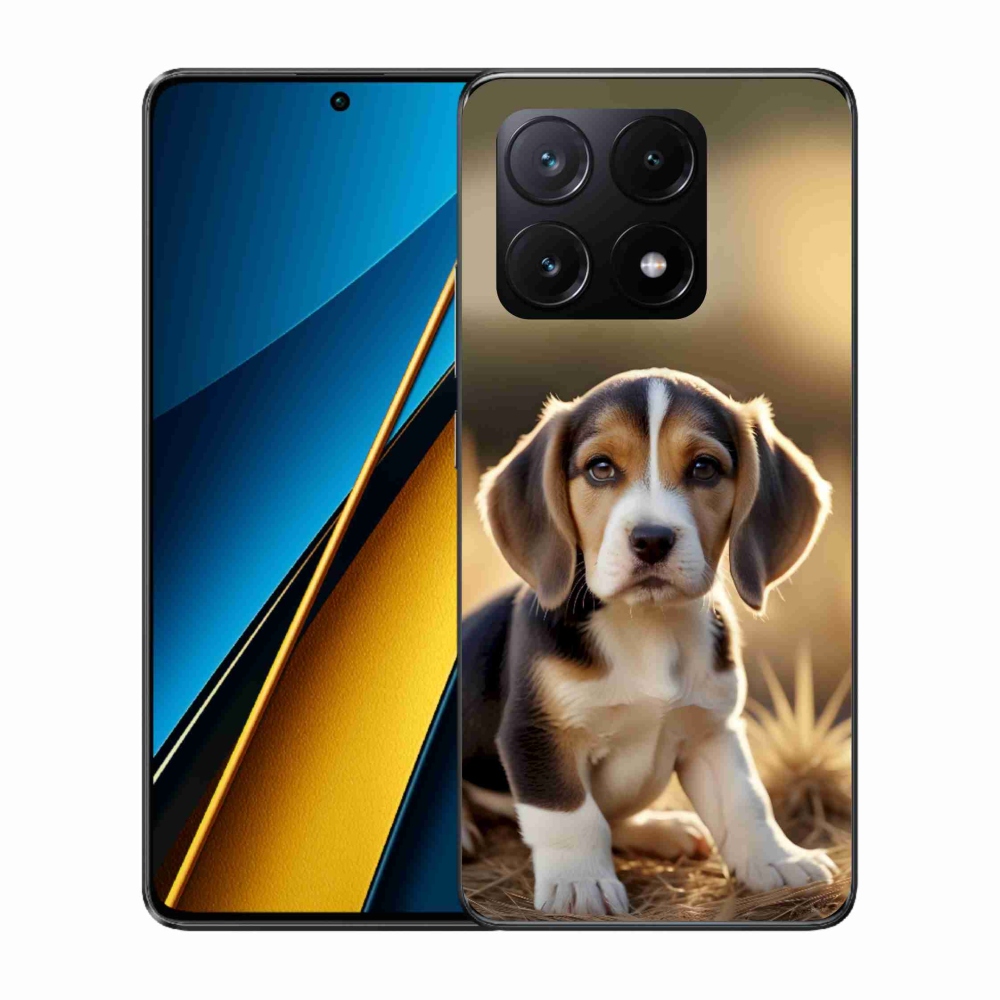 Gelový kryt mmCase na Xiaomi Poco X6 Pro 5G - roztomilý bígl