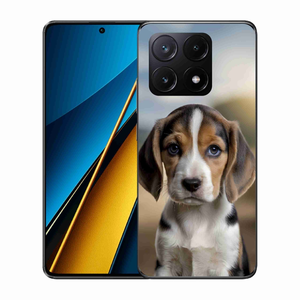 Gelový kryt mmCase na Xiaomi Poco X6 Pro 5G - roztomilý bígl