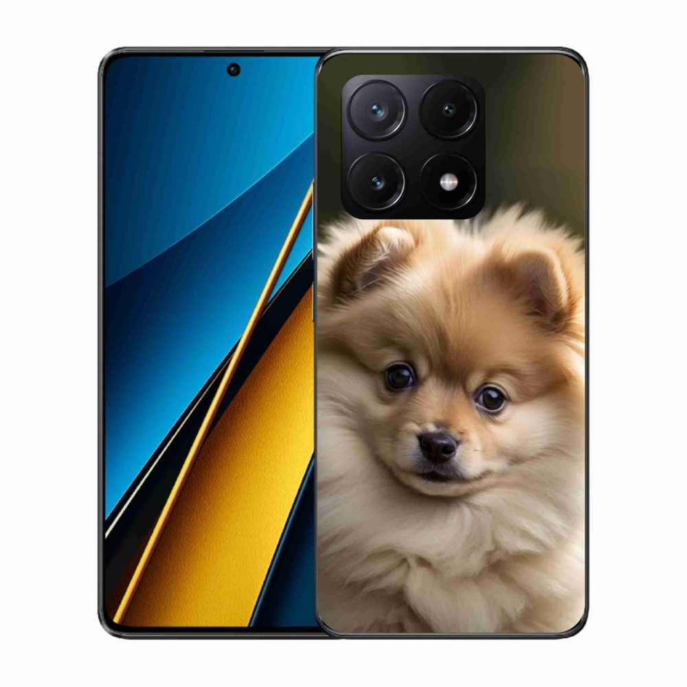 Gelový kryt mmCase na Xiaomi Poco X6 Pro 5G - roztomilý pomeranian 2