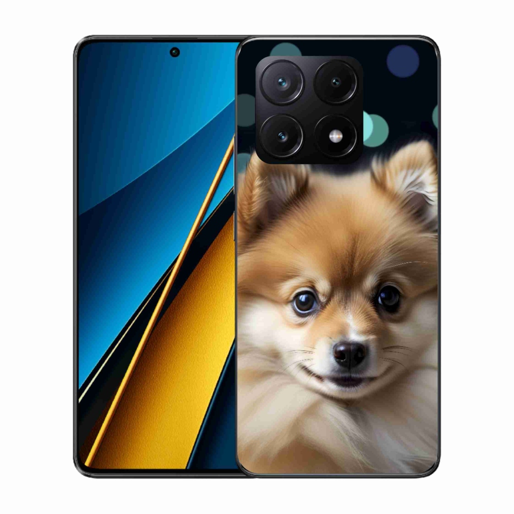 Gelový kryt mmCase na Xiaomi Poco X6 Pro 5G - roztomilý pomeranian