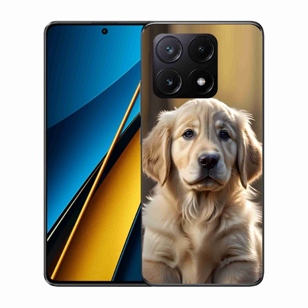 Gelový kryt mmCase na Xiaomi Poco X6 Pro 5G - roztomilý zlatý retrívr