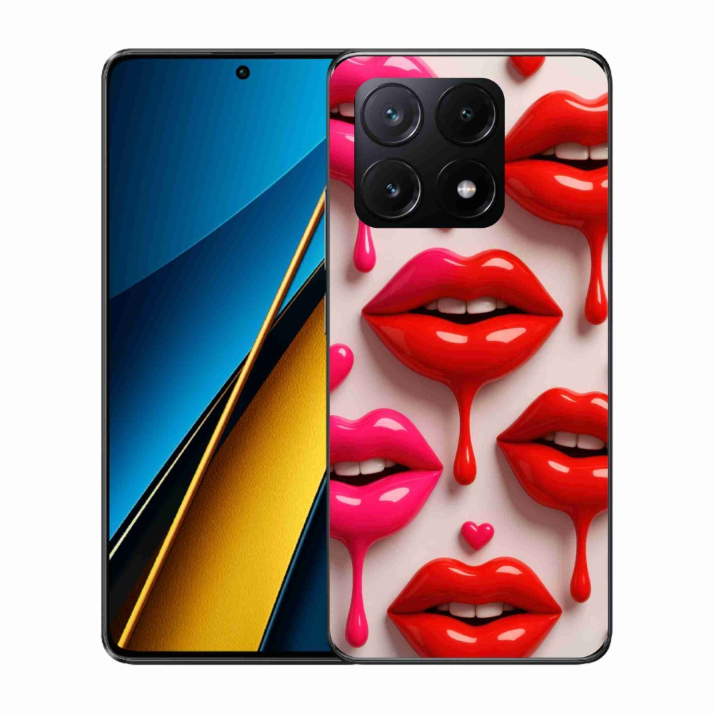 Gelový kryt mmCase na Xiaomi Poco X6 Pro 5G - rty 2