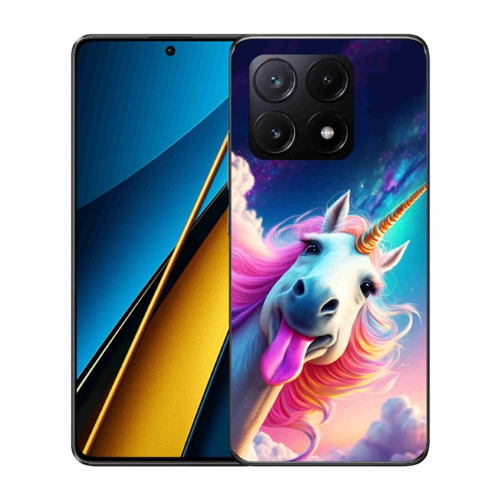 Gelový kryt mmCase na Xiaomi Poco X6 Pro 5G - šílený jednorožec