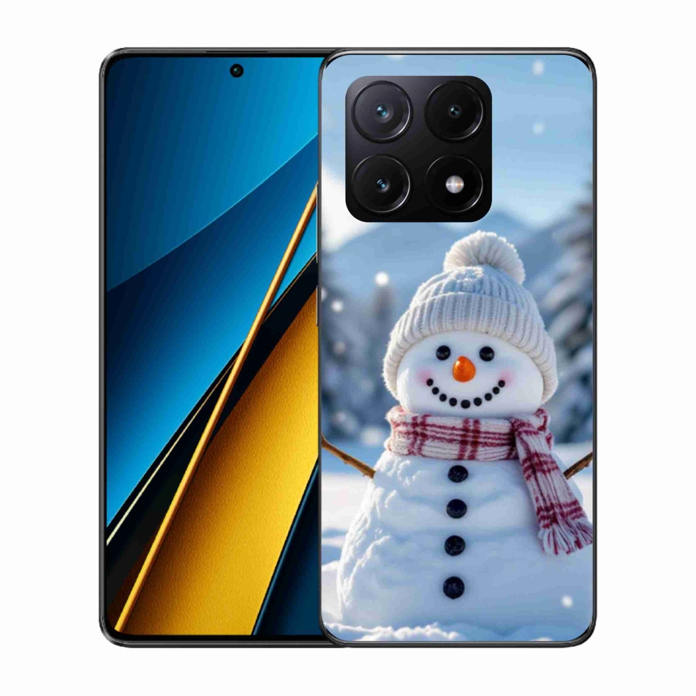 Gelový kryt mmCase na Xiaomi Poco X6 Pro 5G - sněhulák 3