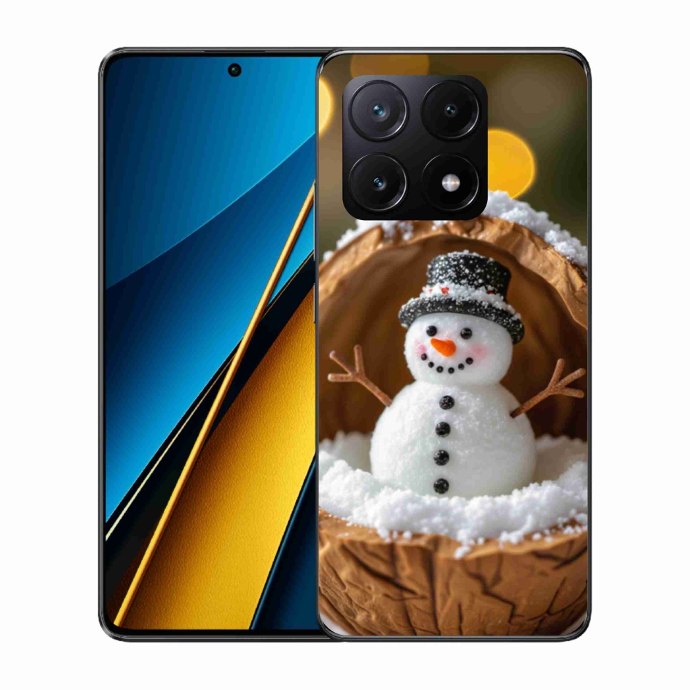 Gelový kryt mmCase na Xiaomi Poco X6 Pro 5G - sněhulák 4