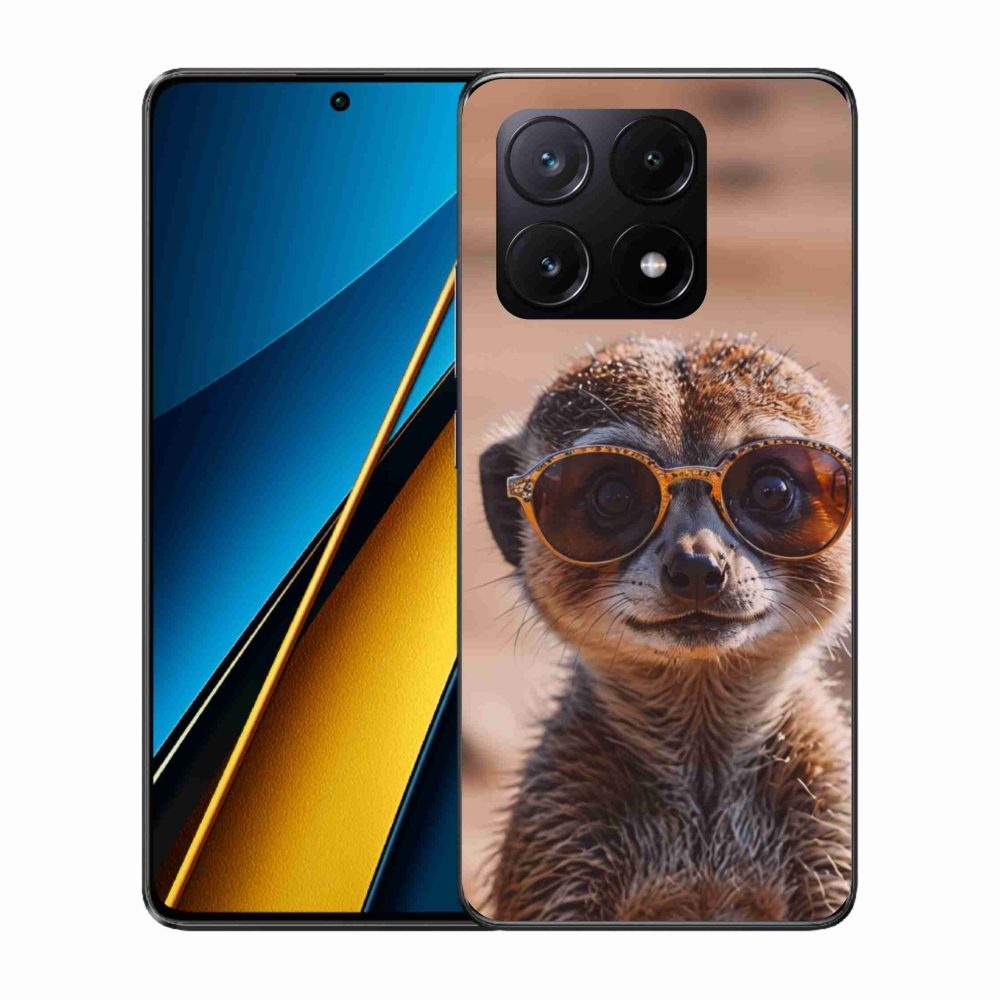 Gelový kryt mmCase na Xiaomi Poco X6 Pro 5G - stylová surikata