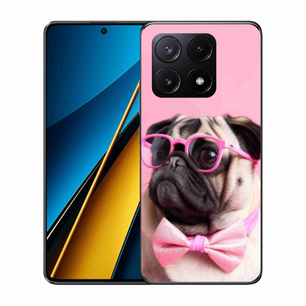 Gelový kryt mmCase na Xiaomi Poco X6 Pro 5G - stylový mops