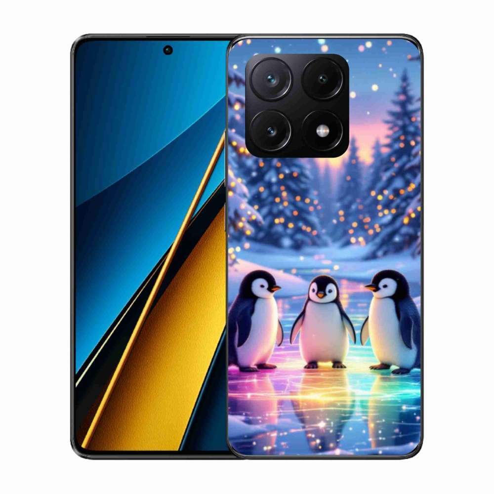 Gelový kryt mmCase na Xiaomi Poco X6 Pro 5G - tučnáci