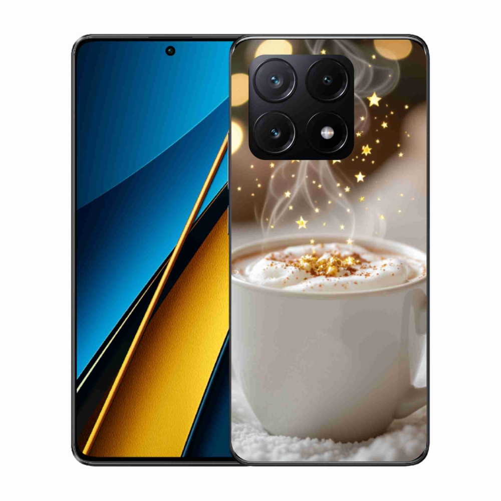 Gelový kryt mmCase na Xiaomi Poco X6 Pro 5G - vánoční horký nápoj