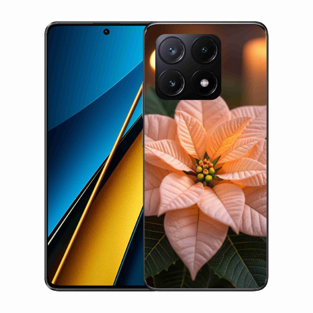 Gelový kryt mmCase na Xiaomi Poco X6 Pro 5G - vánoční hvězda