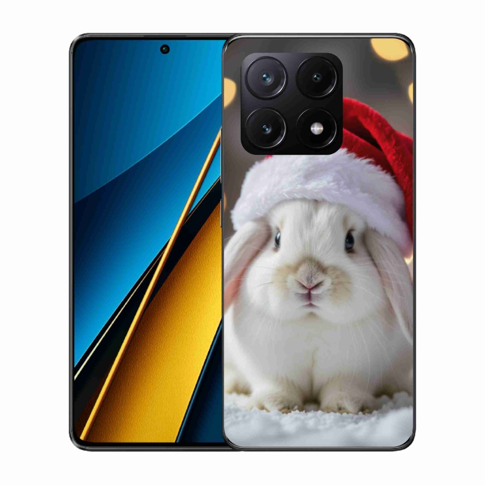 Gelový kryt mmCase na Xiaomi Poco X6 Pro 5G - vánoční králík