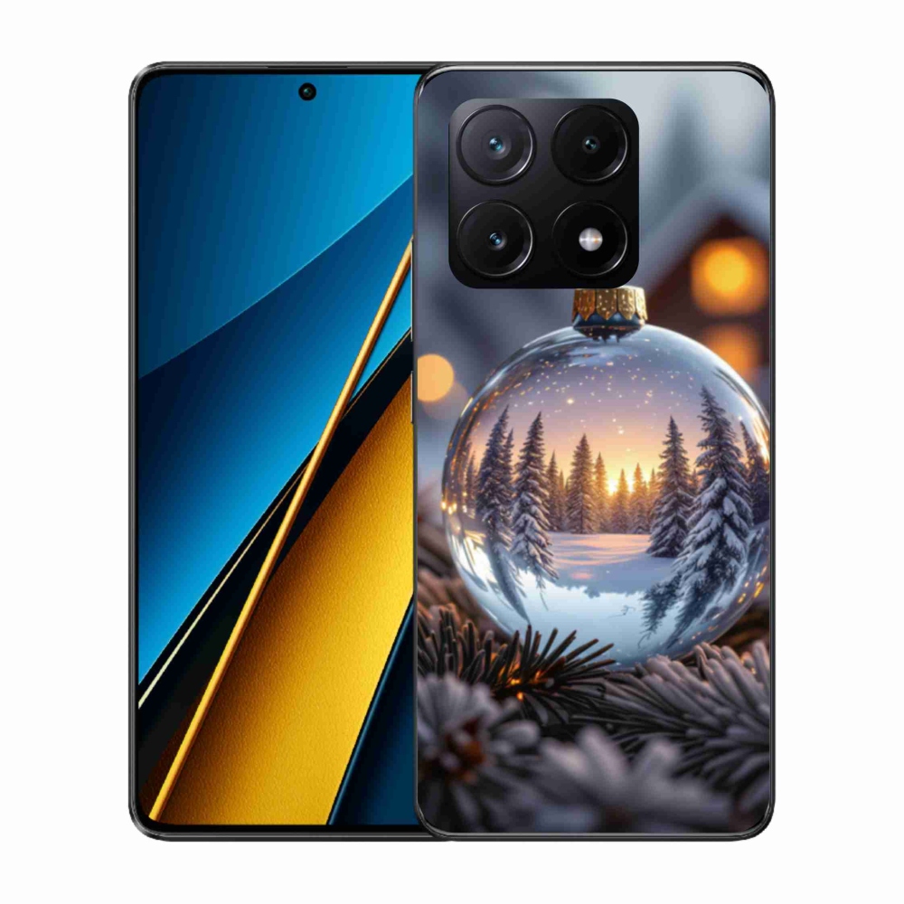 Gelový kryt mmCase na Xiaomi Poco X6 Pro 5G - vánoční ozdoba