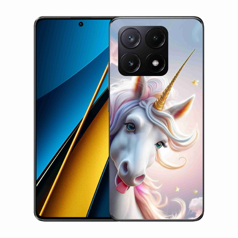 Gelový kryt mmCase na Xiaomi Poco X6 Pro 5G - veselý jednorožec