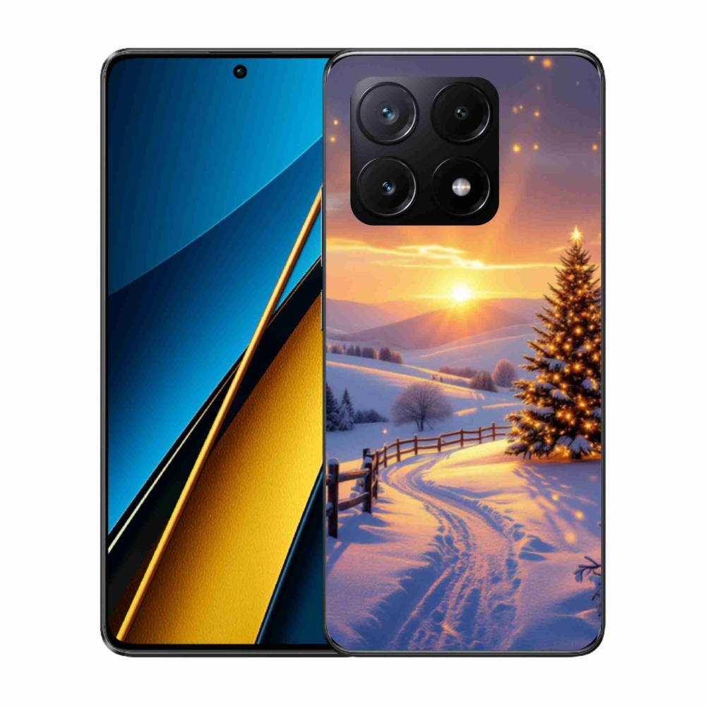 Gelový kryt mmCase na Xiaomi Poco X6 Pro 5G - zimní krajina