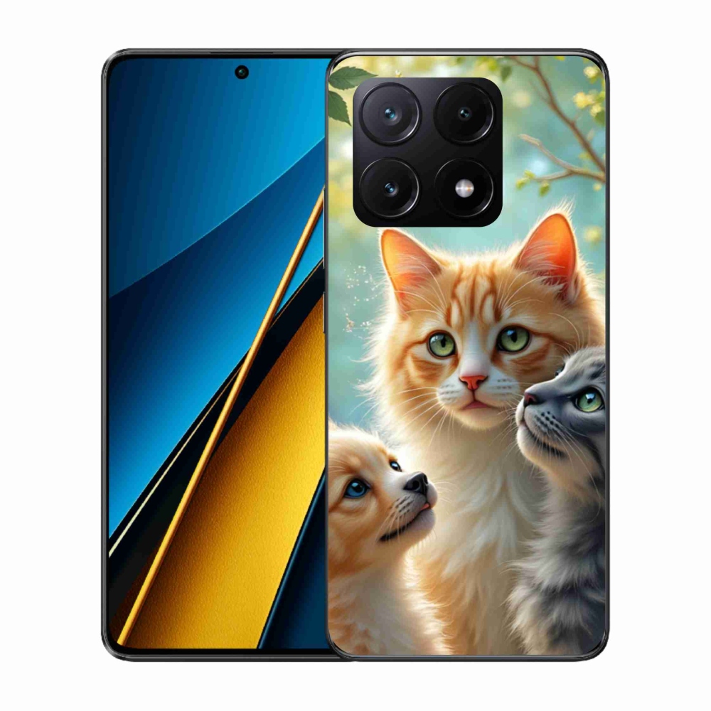Gelový kryt mmCase na Xiaomi Poco X6 Pro 5G - zvířecí přátelství 2