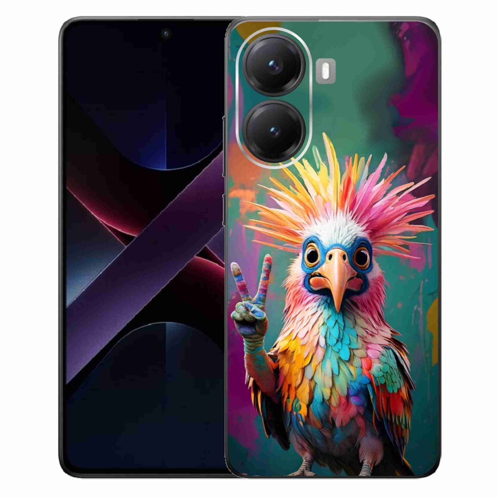 Gelový kryt mmCase na Xiaomi Poco X7 Pro 5G - barevný rebel