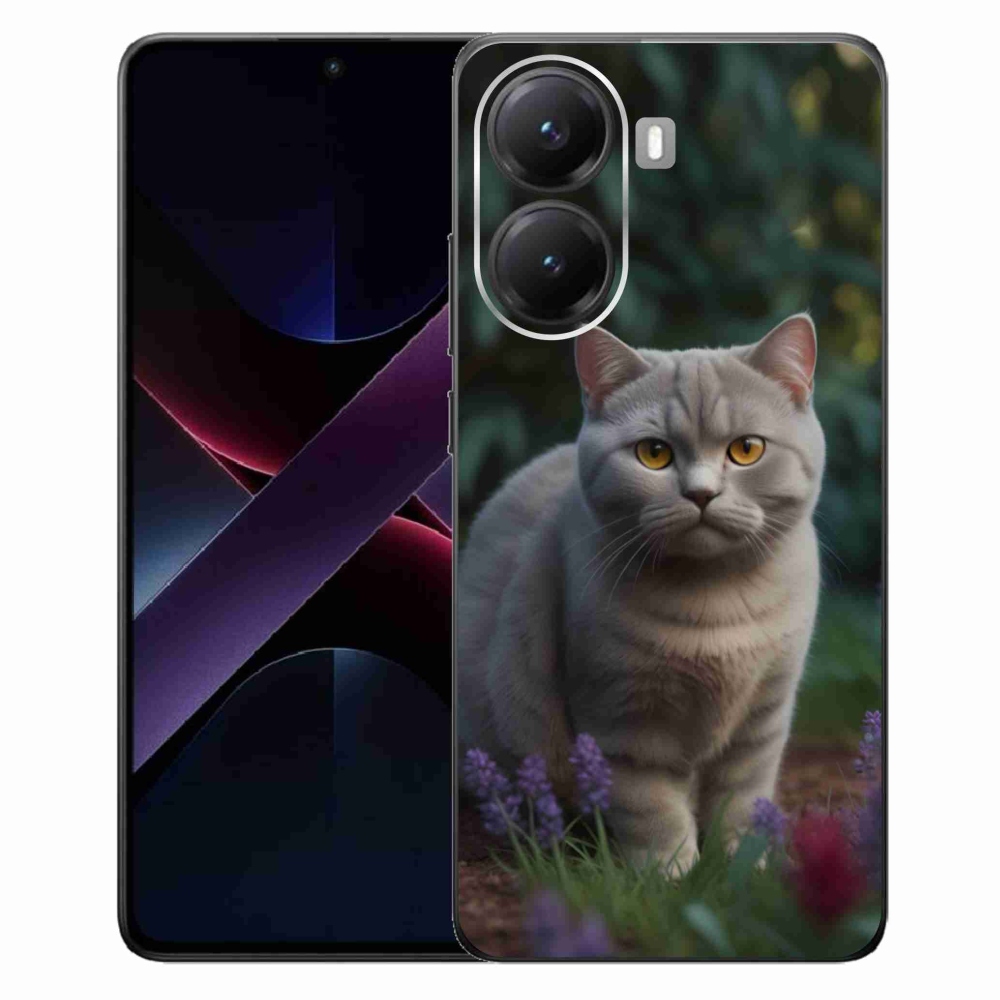 Gelový kryt mmCase na Xiaomi Poco X7 Pro 5G - britská kočka