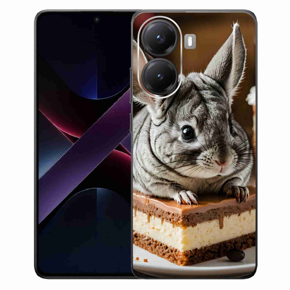 Gelový kryt mmCase na Xiaomi Poco X7 Pro 5G - činčila
