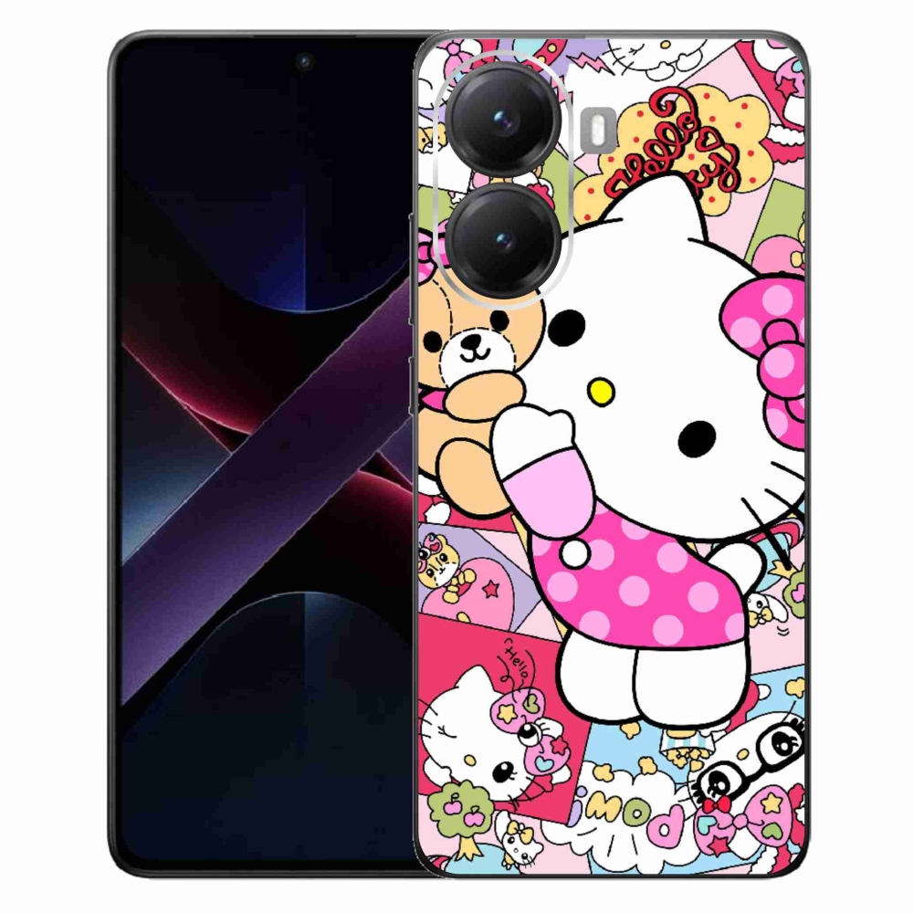 Gelový kryt mmCase na Xiaomi Poco X7 Pro 5G - cute kitty