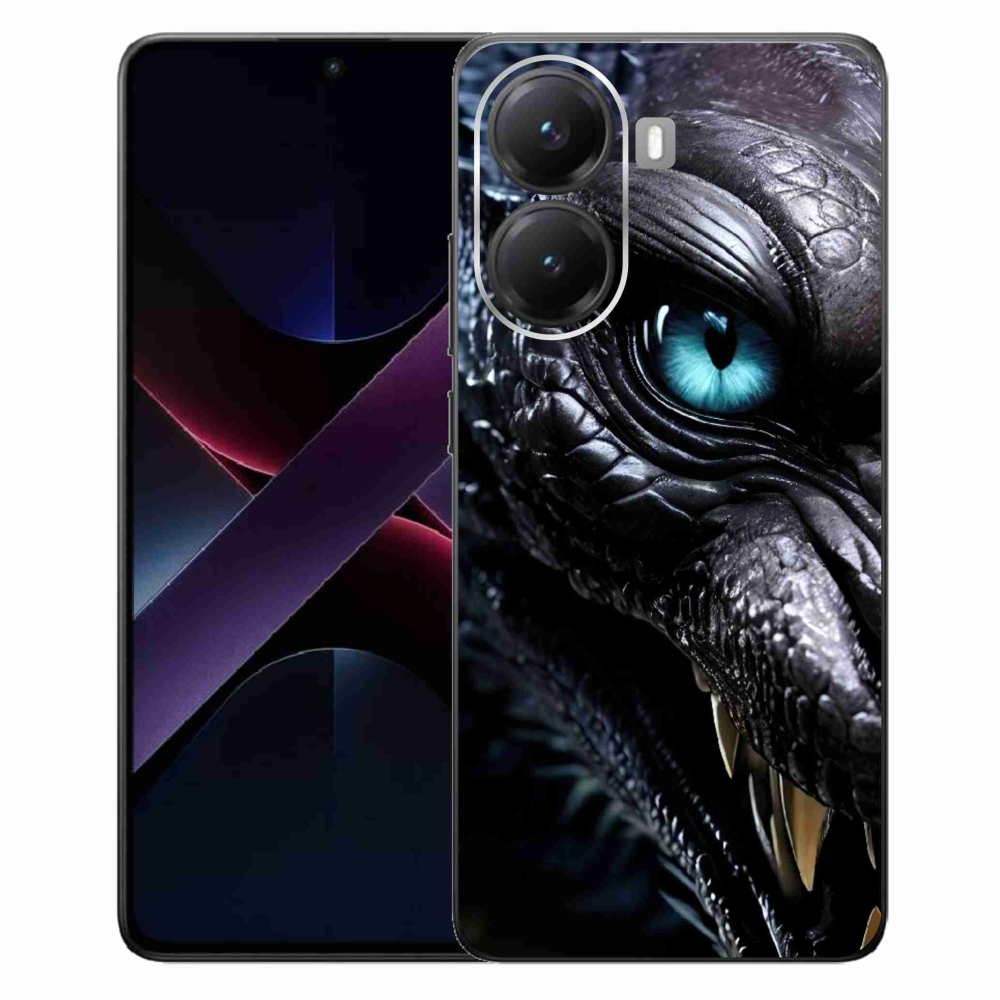 Gelový kryt mmCase na Xiaomi Poco X7 Pro 5G - dračí pohled