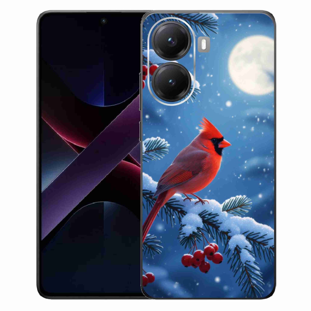 Gelový kryt mmCase na Xiaomi Poco X7 Pro 5G - kardinál červený