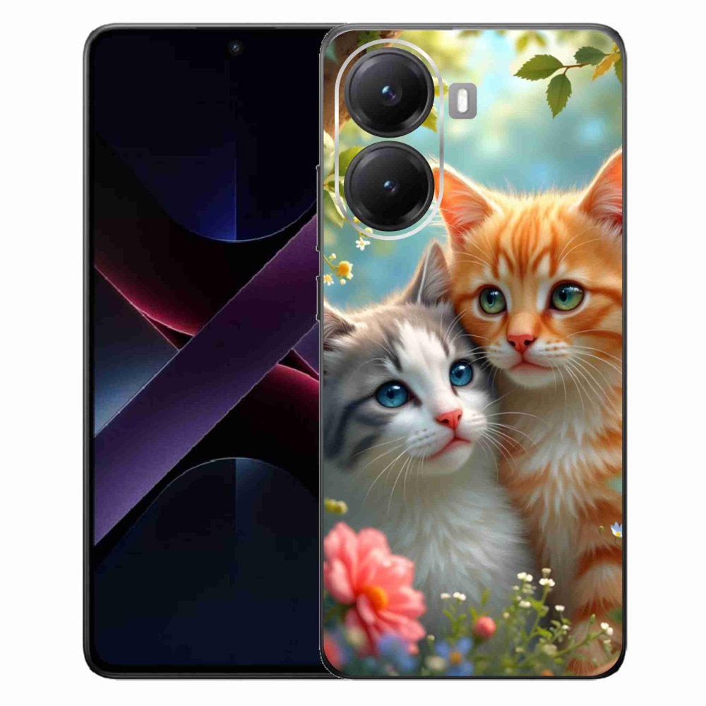 Gelový kryt mmCase na Xiaomi Poco X7 Pro 5G - kočičí láska 2