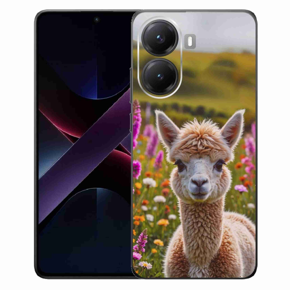 Gelový kryt mmCase na Xiaomi Poco X7 Pro 5G - lama na louce