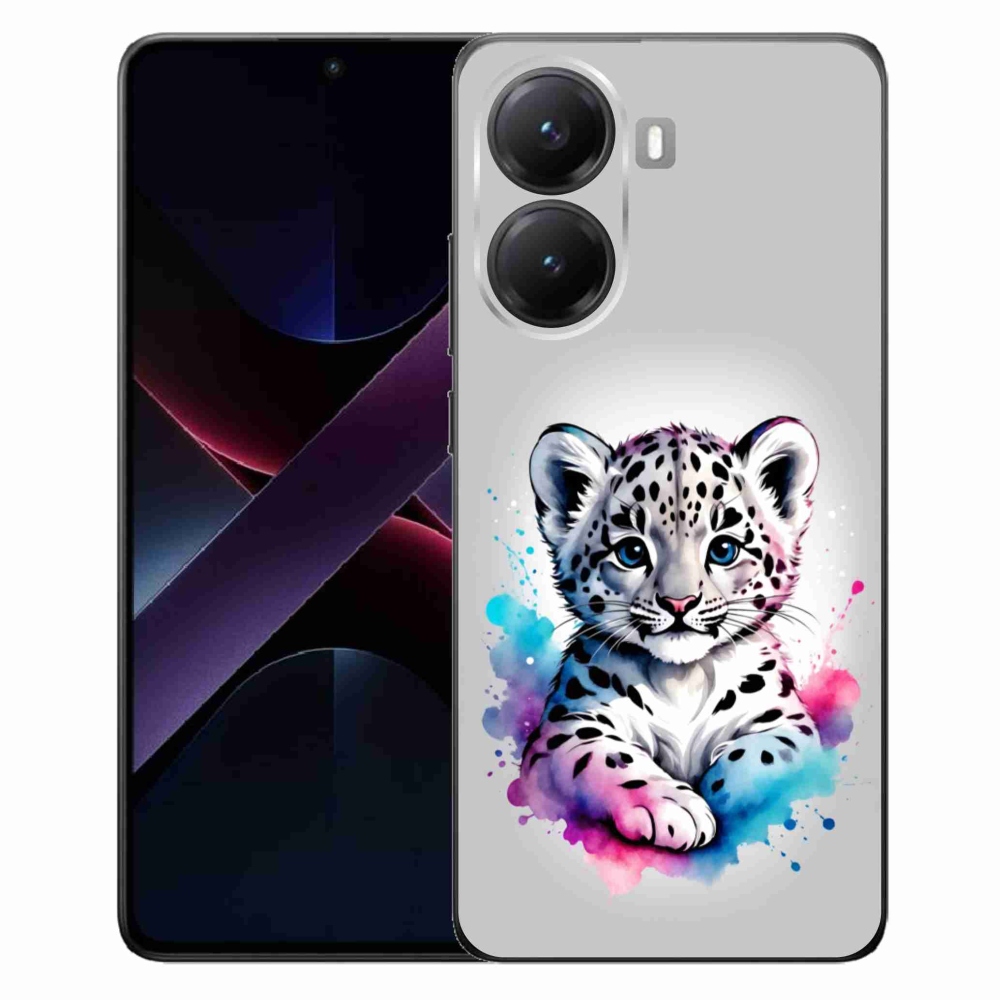 Gelový kryt mmCase na Xiaomi Poco X7 Pro 5G - levhartí mládě