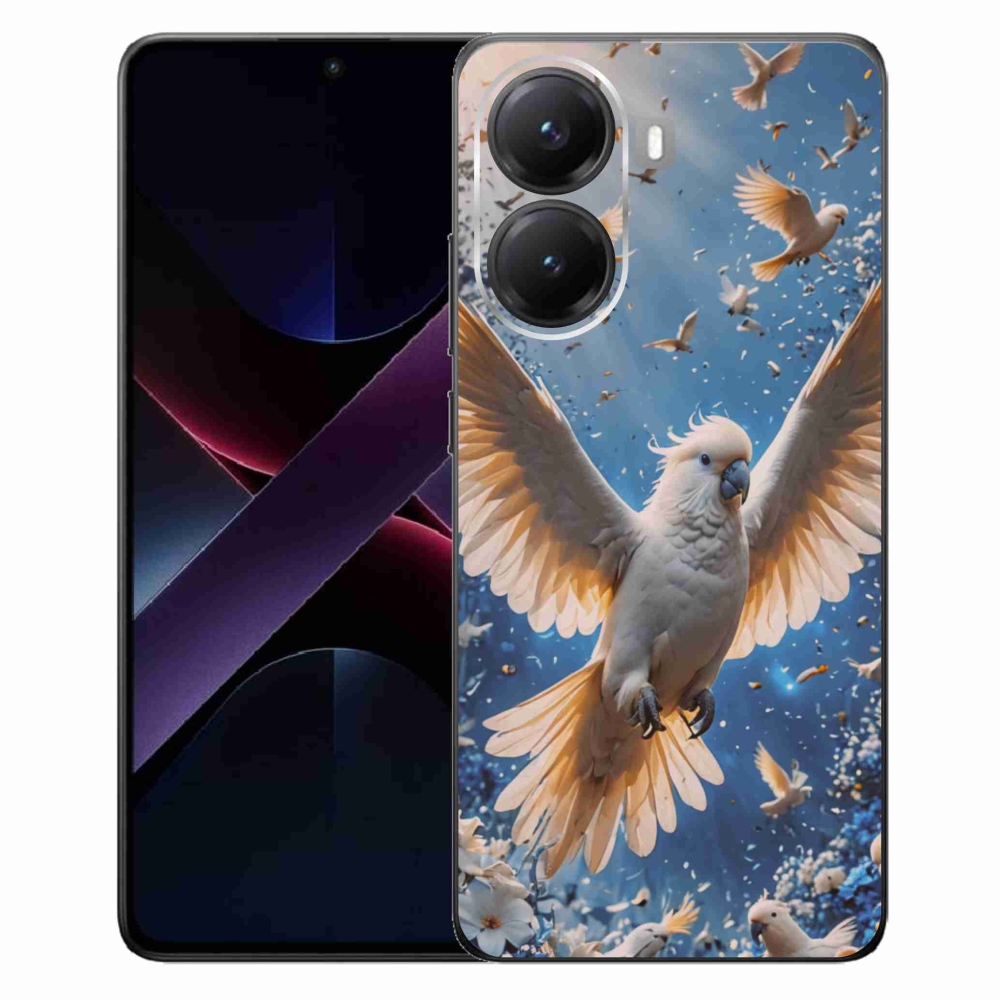 Gelový kryt mmCase na Xiaomi Poco X7 Pro 5G - papoušek kakadu