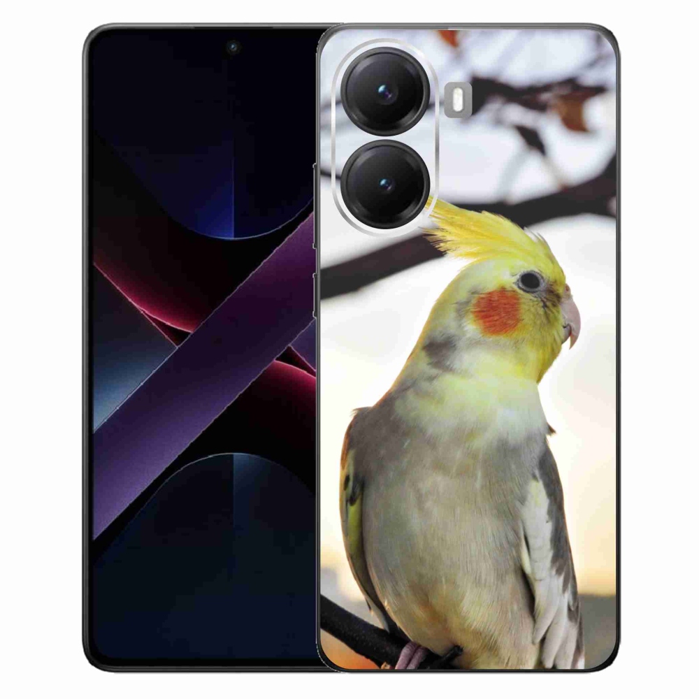 Gelový kryt mmCase na Xiaomi Poco X7 Pro 5G - papoušek korela