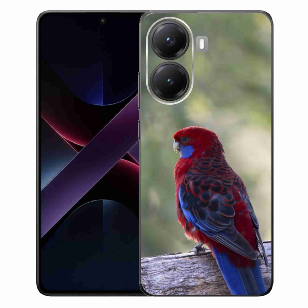 Gelový kryt mmCase na Xiaomi Poco X7 Pro 5G - papoušek rosela