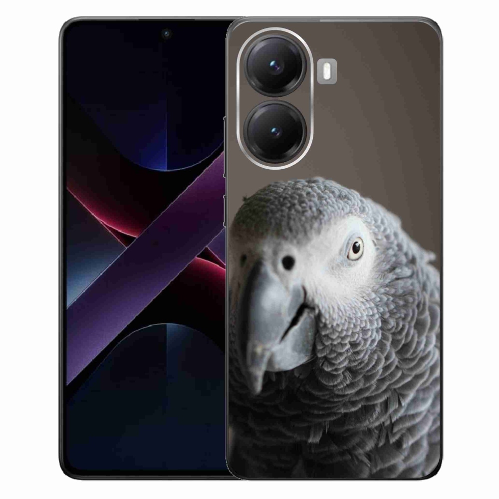 Gelový kryt mmCase na Xiaomi Poco X7 Pro 5G - papoušek žako 2