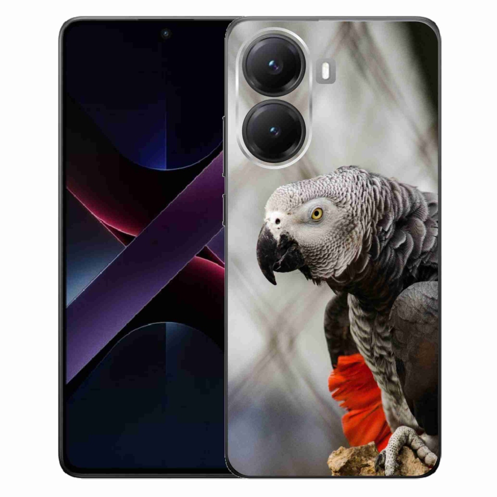 Gelový kryt mmCase na Xiaomi Poco X7 Pro 5G - papoušek žako 3