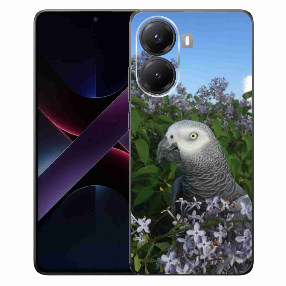 Gelový kryt mmCase na Xiaomi Poco X7 Pro 5G - papoušek žako