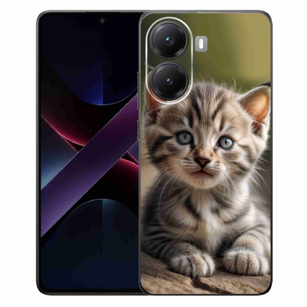 Gelový kryt mmCase na Xiaomi Poco X7 Pro 5G - roztomilé kotě 9