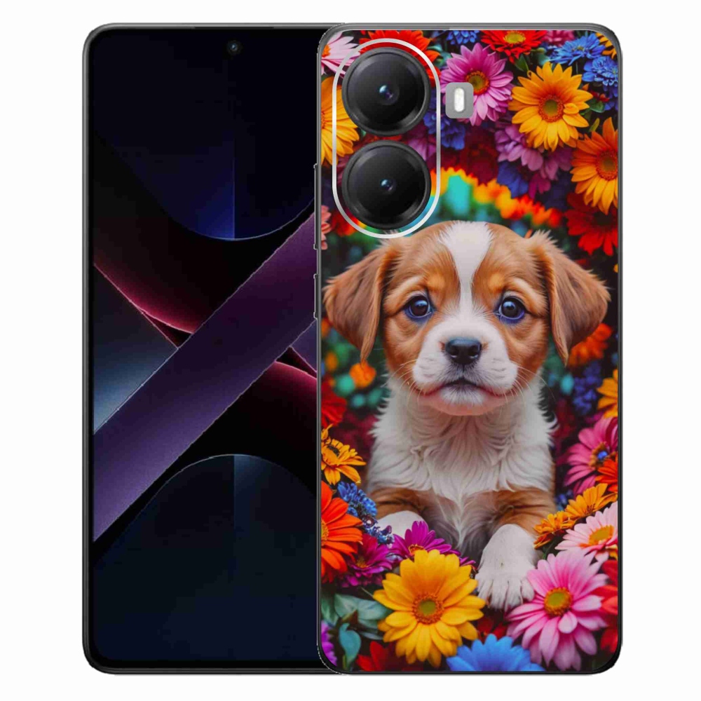 Gelový kryt mmCase na Xiaomi Poco X7 Pro 5G - roztomilé štěně