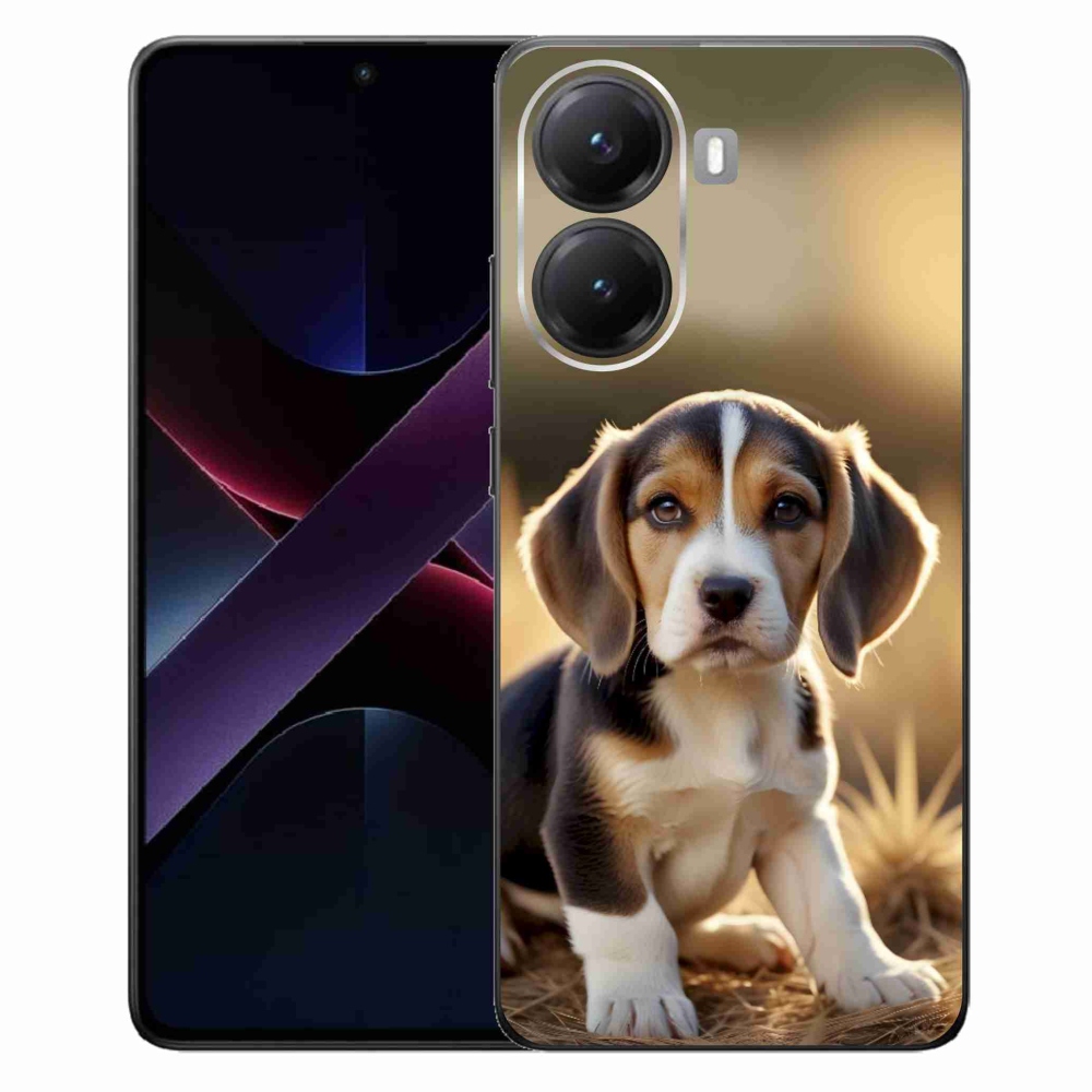 Gelový kryt mmCase na Xiaomi Poco X7 Pro 5G - roztomilý bígl