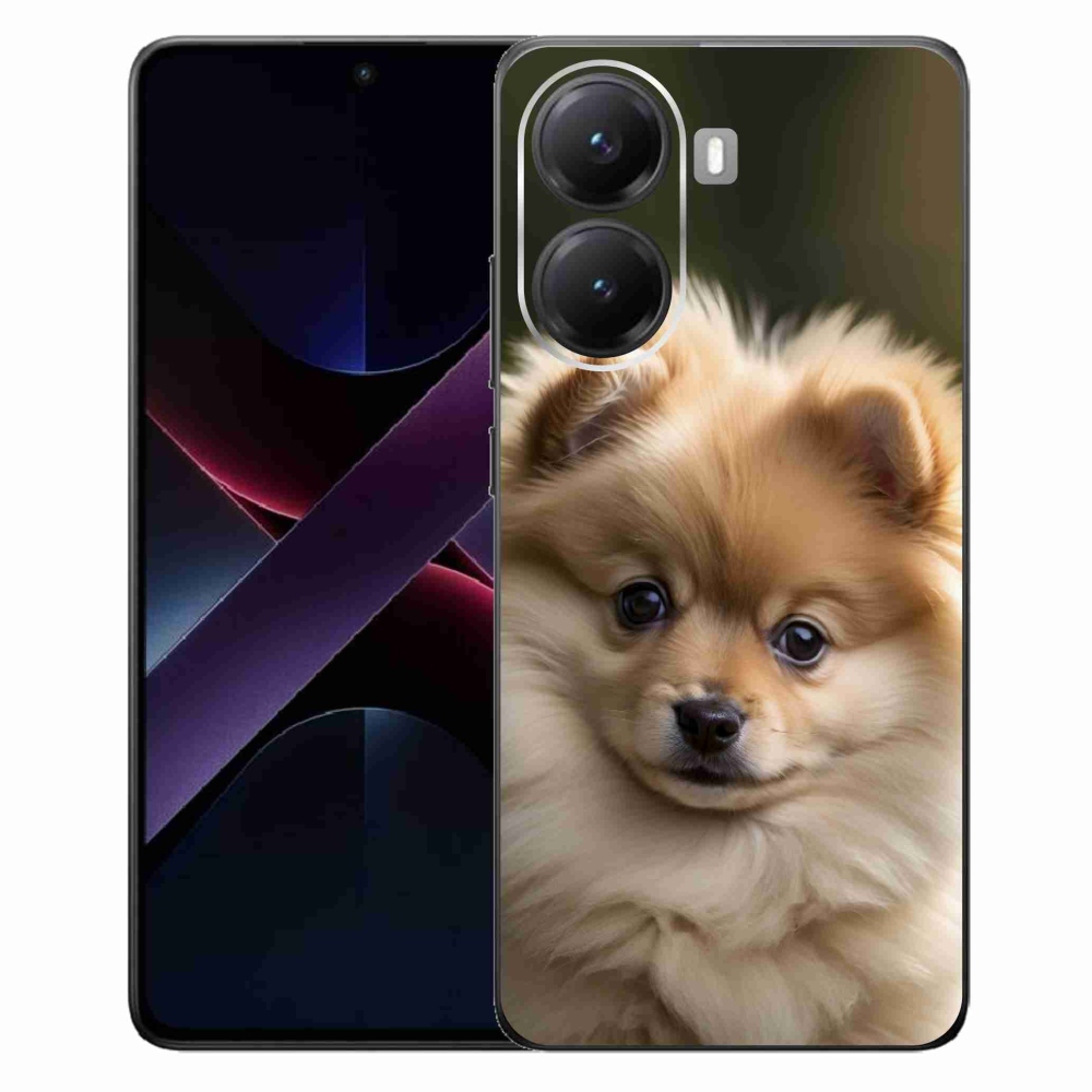 Gelový kryt mmCase na Xiaomi Poco X7 Pro 5G - roztomilý pomeranian 2