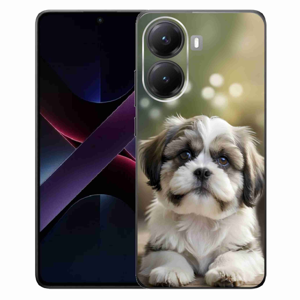 Gelový kryt mmCase na Xiaomi Poco X7 Pro 5G - roztomilý shih-tzu