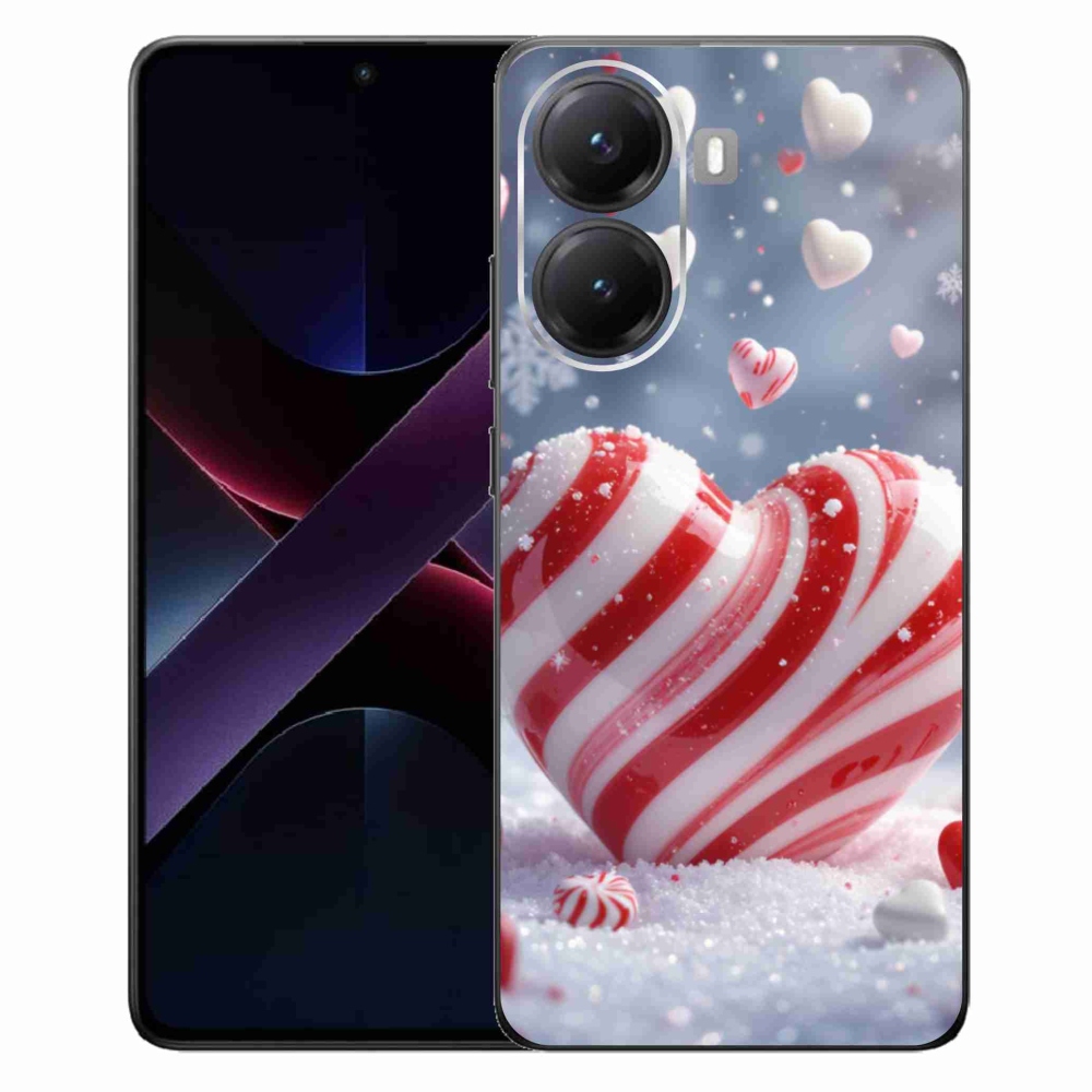 Gelový kryt mmCase na Xiaomi Poco X7 Pro 5G - sladké srdce