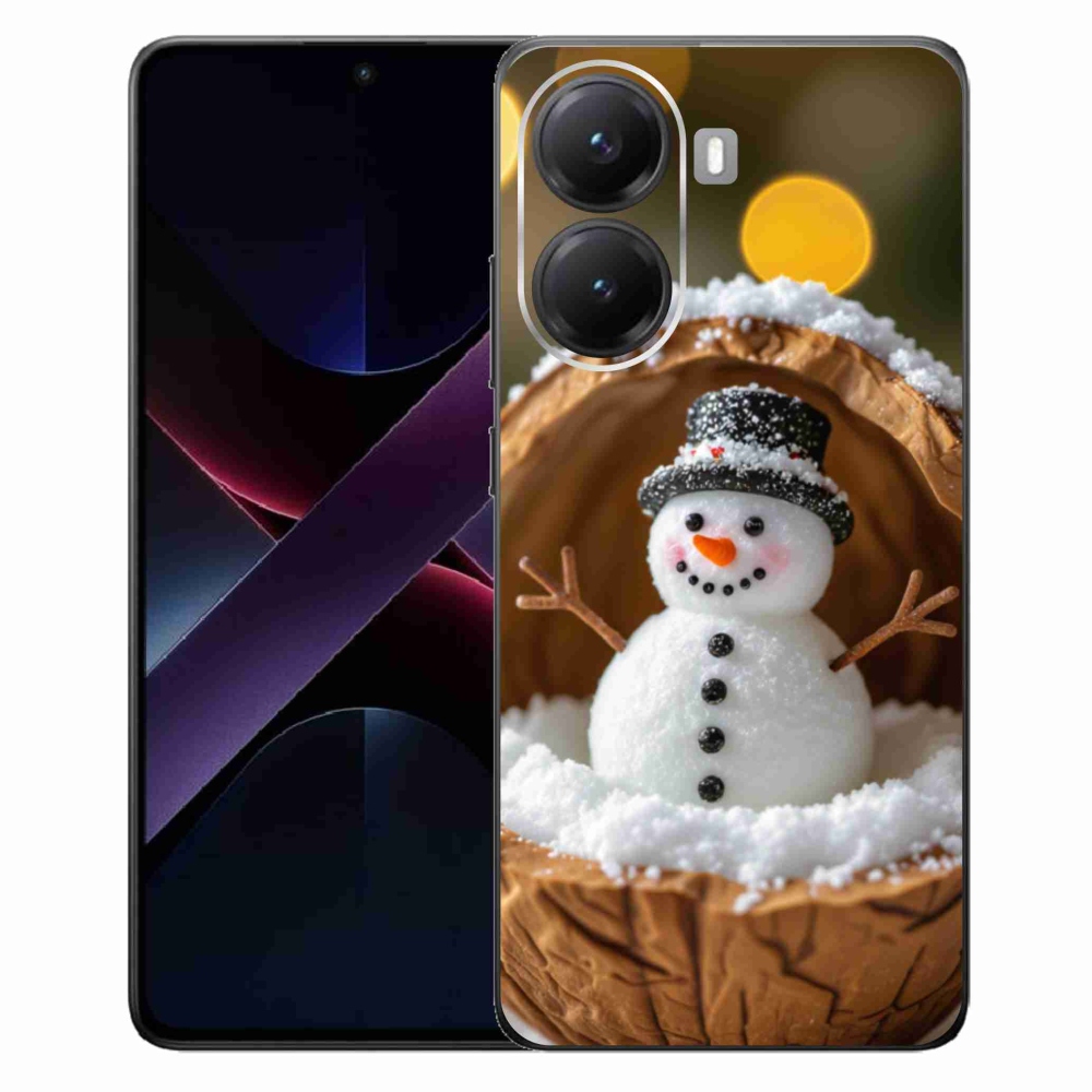 Gelový kryt mmCase na Xiaomi Poco X7 Pro 5G - sněhulák 4