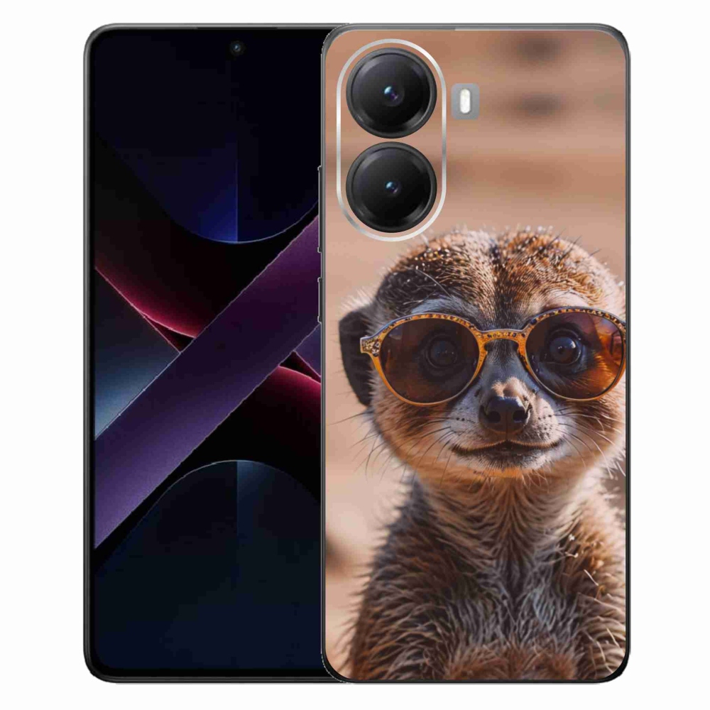 Gelový kryt mmCase na Xiaomi Poco X7 Pro 5G - stylová surikata