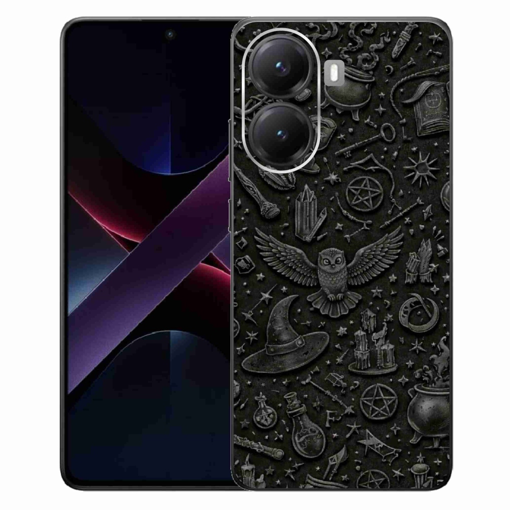 Gelový kryt mmCase na Xiaomi Poco X7 Pro 5G - tmavý magický svět