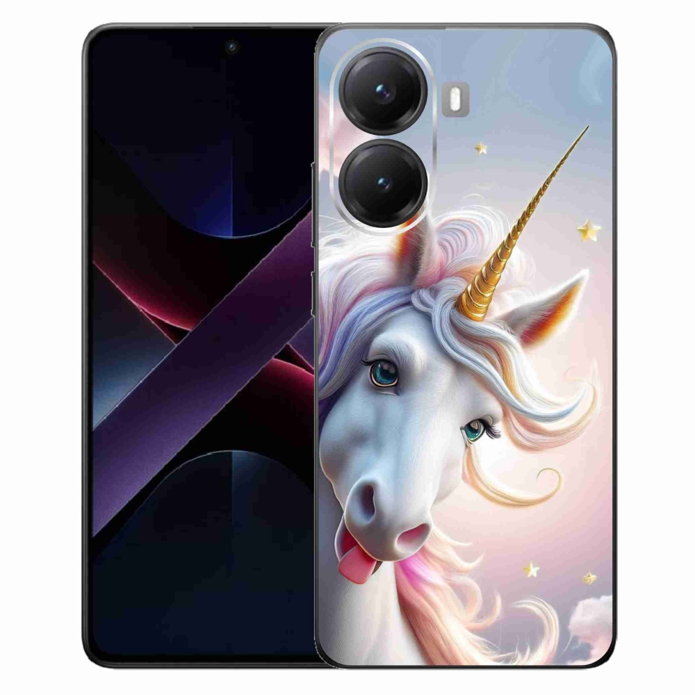 Gelový kryt mmCase na Xiaomi Poco X7 Pro 5G - veselý jednorožec