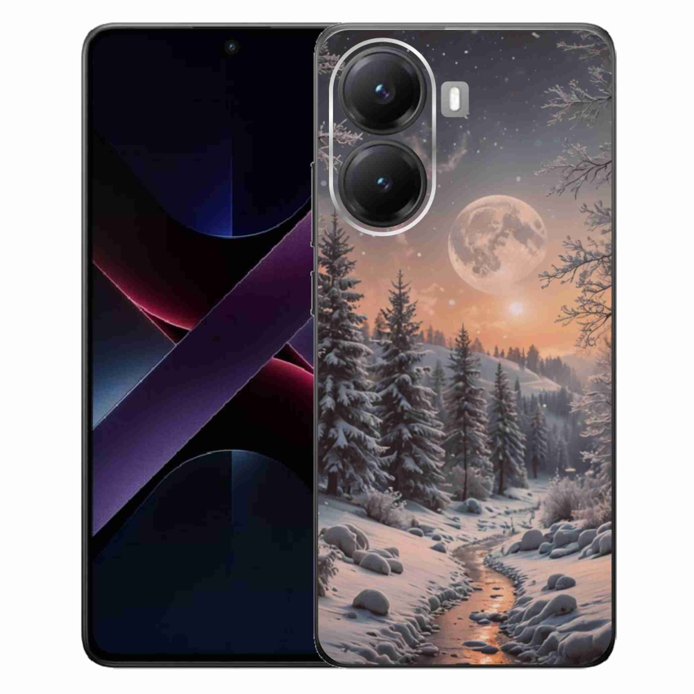 Gelový kryt mmCase na Xiaomi Poco X7 Pro 5G - zimní krajina 2