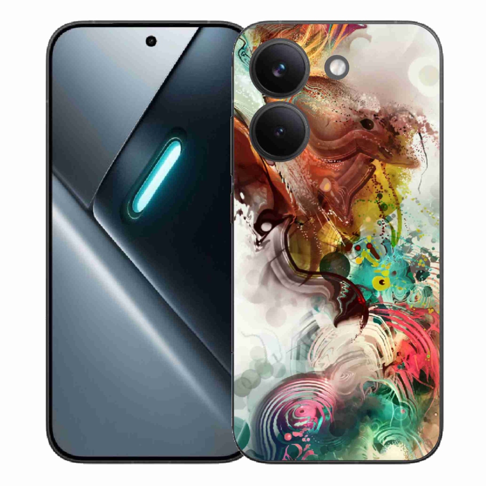 Gelový kryt mmCase na Xiaomi Poco X8 Pro - abstrakt 1