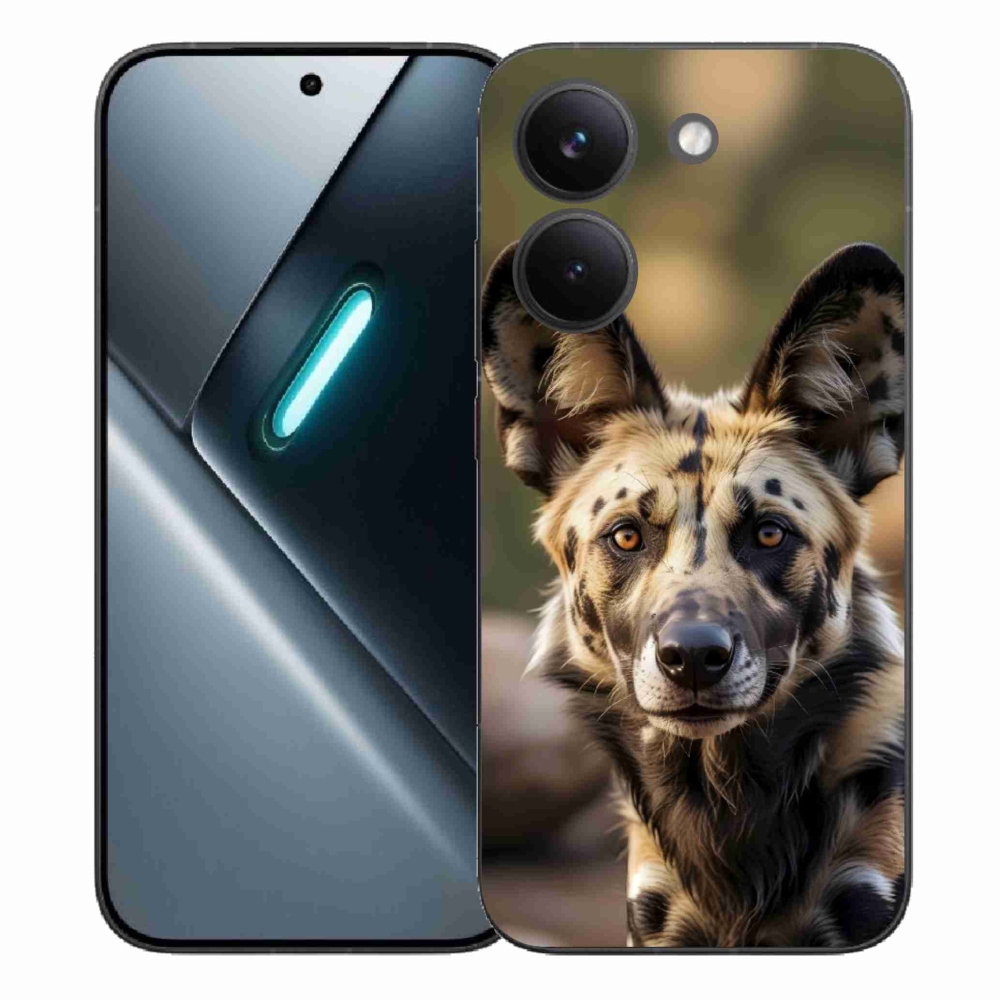 Gelový kryt mmCase na Xiaomi Poco X8 Pro - africký divoký pes